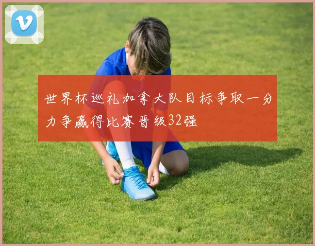 世界杯巡礼加拿大队目标争取一分力争赢得比赛晋级32强